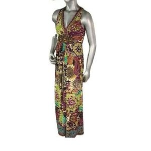 ECI Floral Sleeveless Maxi Dress